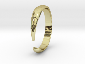 Single Claw Ring - Sz. 5 in 18K Gold Plated