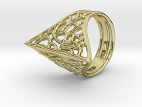 Pursuit Ring - EU Size 53 in 18K Gold Plated