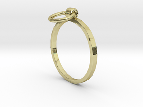 Horse Tie Ring - Sz. 7 in 18K Gold Plated