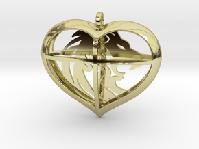 Lion Heart in 18K Gold Plated