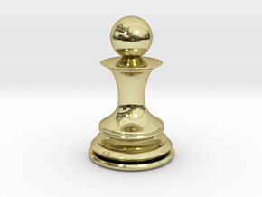Chess Pawn in 18K Gold Plated