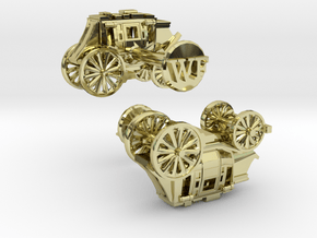 StagecoachCufflinks in 18K Gold Plated