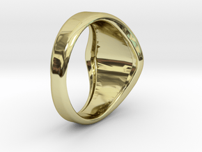 Masonic Ring Size 9 in 18K Gold Plated
