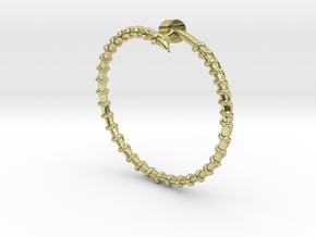 Dainty Screw Ring - Sz. 5 in 18K Gold Plated