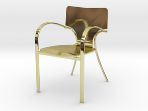 Strada Chair 3.7" tall in 18K Gold Plated