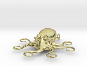Octopus Pendant in 18K Gold Plated