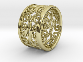 Noble Vines Ring - EU Size 58 in 18K Gold Plated