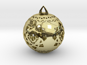 Scifi Ornament 1 in 18K Gold Plated