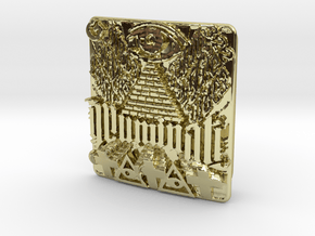 Illuminati Belt Buckle in 18K Gold Plated