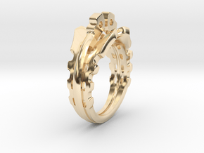 MechaRing size 12 in 14K Yellow Gold