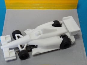 HO 2014 Indy Car Slot Car Body in White Processed Versatile Plastic