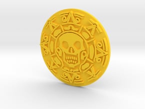 Pirates of The Caribbean Cursed Aztec Coin Jack in Yellow Processed Versatile Plastic