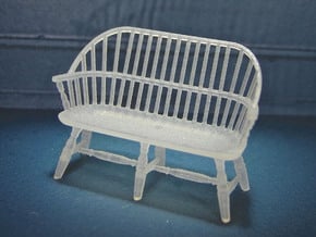 1:48 Windsor Settee in Smooth Fine Detail Plastic