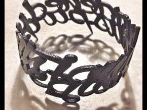 Loki's Bracelet in Black Natural Versatile Plastic