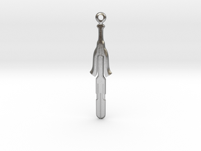 Key Of Lorelei Pendant in Natural Silver