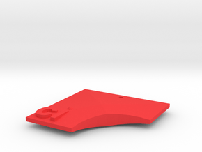 Ci Pendant in Red Processed Versatile Plastic