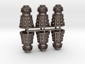 Dalek Post Version B (six pack) in Polished Bronzed Silver Steel
