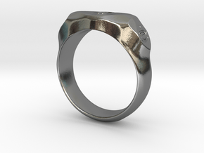 UK m size "Pause" ring, first edition. in Polished Silver