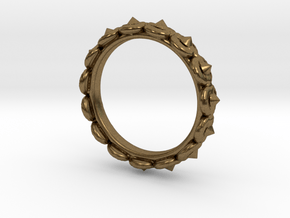 Circular Ring ø 15,3 0.602 Inch 48 C in Natural Bronze