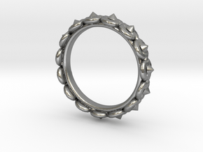 Circular Ring ø 15,3 0.602 Inch 48 C in Natural Silver