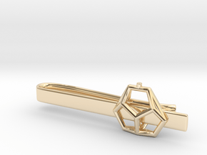 Asp mk II Wireframe - Tie Bar in 14k Gold Plated Brass