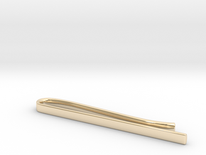 Tie Bar (slim) in 14k Gold Plated Brass