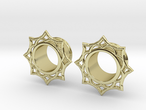 Lotus Eyelets in 18K Gold Plated