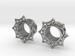 Lotus Eyelets in Polished Silver