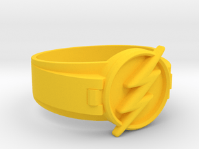 Flash Ring Size 11.5 21.08 mm  in Yellow Processed Versatile Plastic