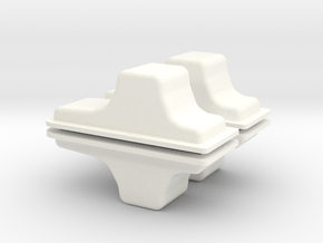 CUSTOM OIL PAN x 4 in White Processed Versatile Plastic