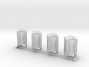 Digital-Z Scale Portable Toilet 4pc in Z Scale Portable Toilet 4pc