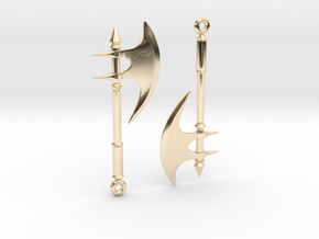 Axe03 in 14k Gold Plated Brass