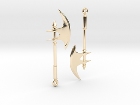 Axe04 in 14k Gold Plated Brass