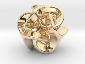 Trilio - Earzi - 20mm in 14k Gold Plated Brass