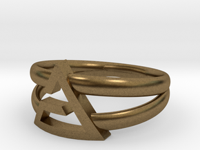 Aard-Quen Ring  in Natural Bronze