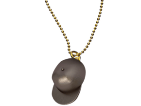 The Caskate Necklace in Polished Bronzed Silver Steel