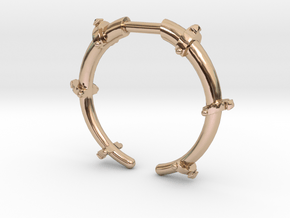 Revival Horn Ring - Sz.9 in 14k Rose Gold Plated Brass