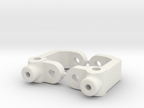 RC10B3 - 2.5 DEGREE - DIRT OVAL - CASTOR BLOCK in White Natural Versatile Plastic