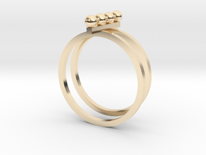 4 Pearl Ring in 14K Yellow Gold