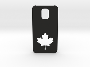 Samsung Galaxy S5 Case: Canada in Black Natural Versatile Plastic