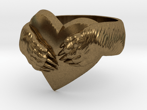"Bear hug" Ring in Natural Bronze: 11.5 / 65.25
