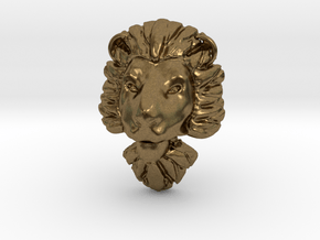 Pendant for ring2(lion) in Natural Bronze