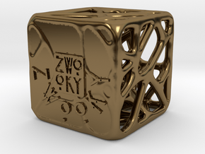 ZWOOKY Style 3300  -  Cubic voronoi in Polished Bronze