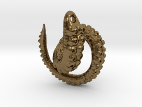 Tentacle Pendant in Natural Bronze
