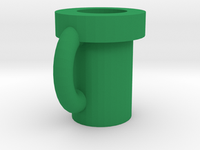Super Mario Pipe Mug 3 in Green Processed Versatile Plastic