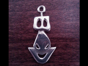 Mask in Polished Silver
