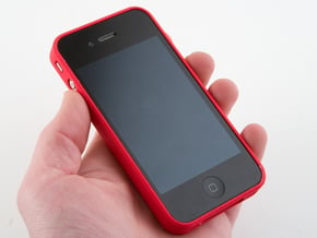 Luma3dprint iPhone Case in Red Processed Versatile Plastic