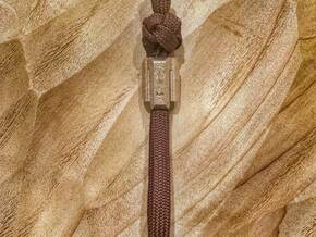 Lanyard Clip Bead - Small in Natural Bronze