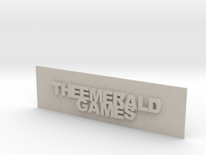 THE EMERALD GAMES PLAT in Natural Sandstone