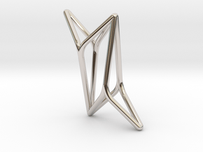 YOUNIVERSAL 4Y, Pendant. Pure Elegance in Rhodium Plated Brass